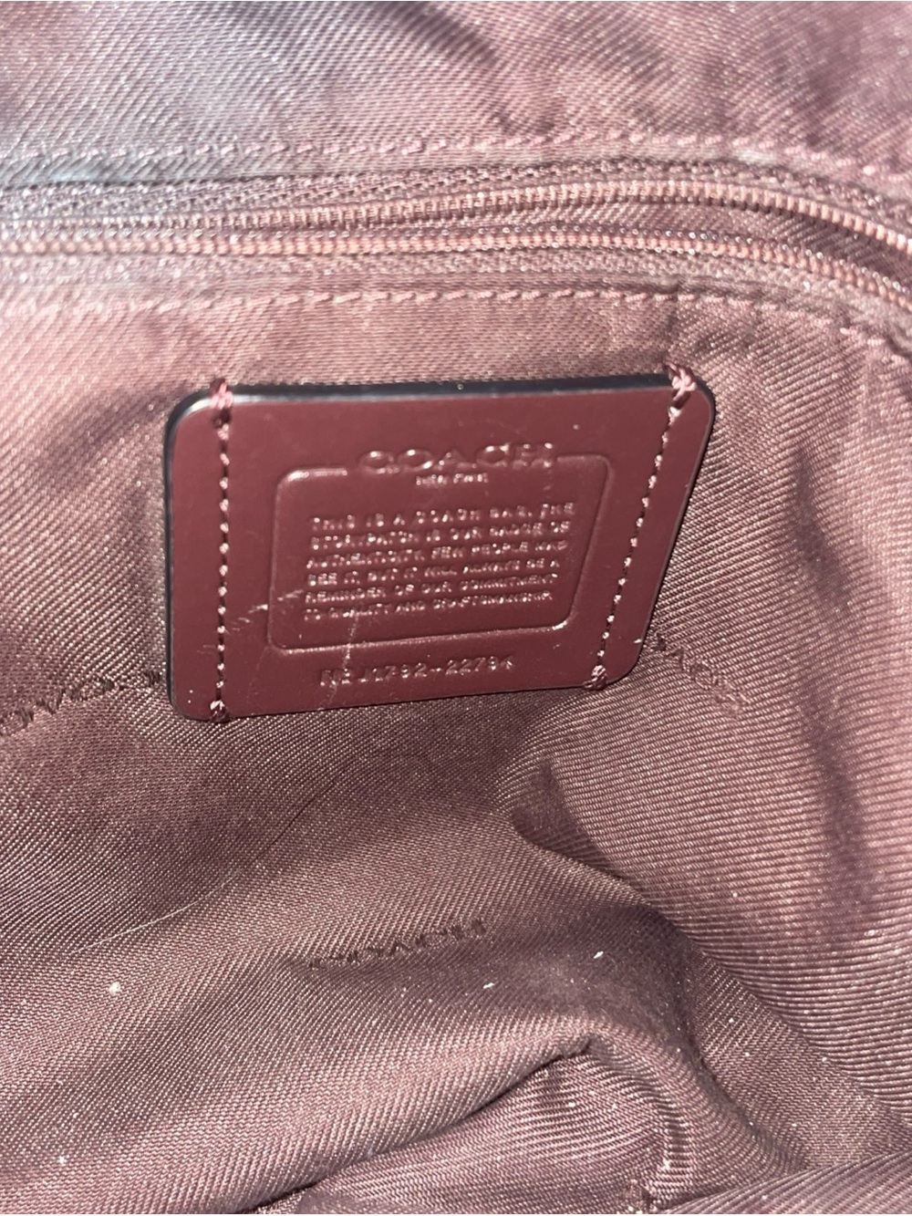 Coach Black Studded Leather Shoulder Bag - Picture 8 of 9